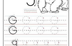 Free Printable Worksheet Letter G For Your Child To Learn And Write
