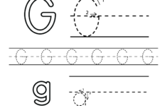 Free Letter G Alphabet Learning Worksheet For Preschool