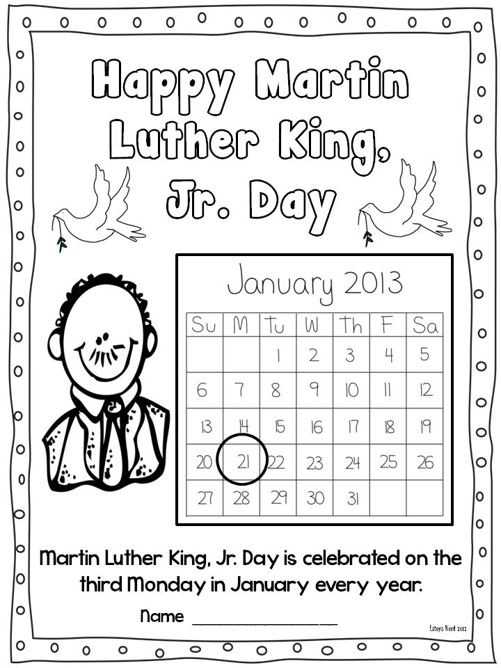 Wiki Pedia Martin Luther King Day Martin Luther King Jr Day Elementary 