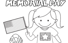 Free Preschool Memorial Day Coloring Worksheet