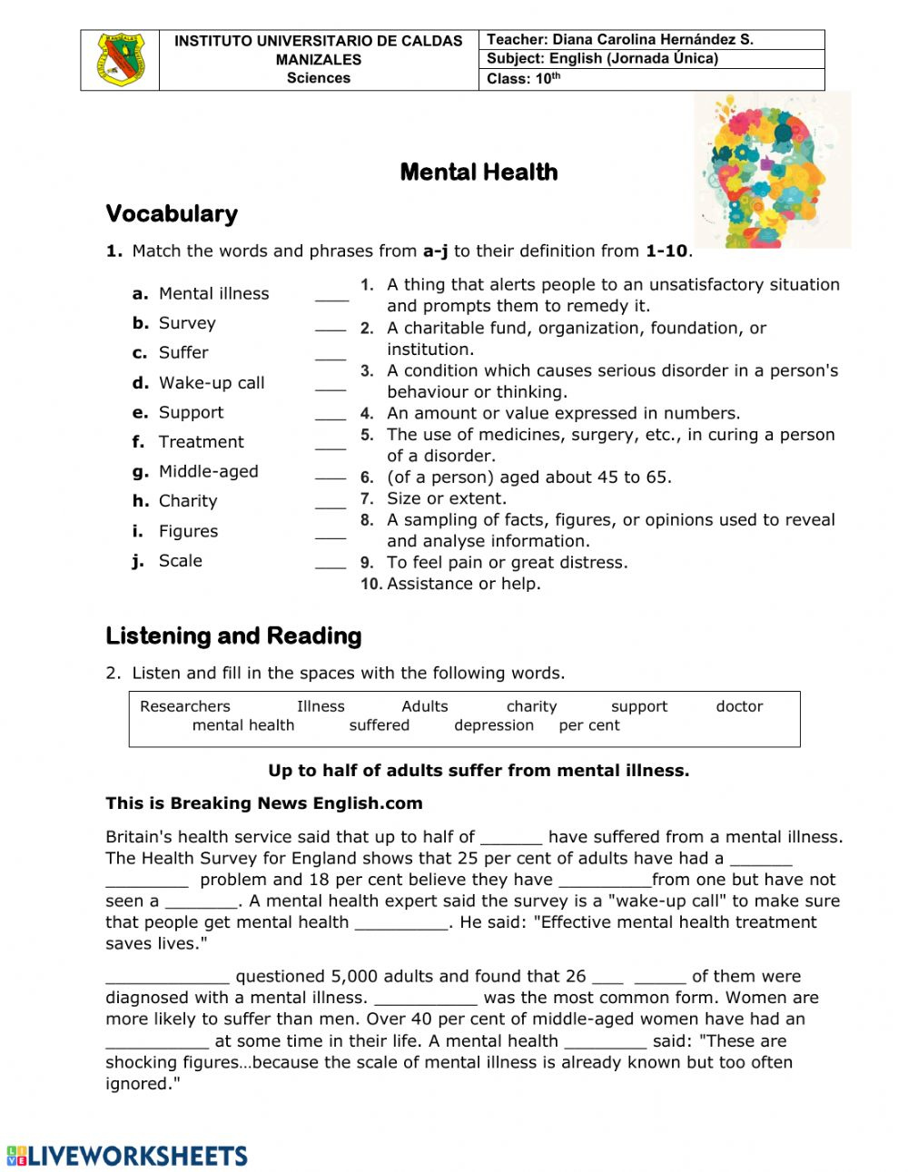 Free Printable Mental Health Worksheets For Adults Pdf My Emotional 