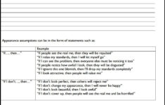 Printable Mental Health Worksheets For Adults Printable Worksheets