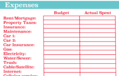 Great Budget Worksheet Budget Worksheet Budgeting Tips Free Download