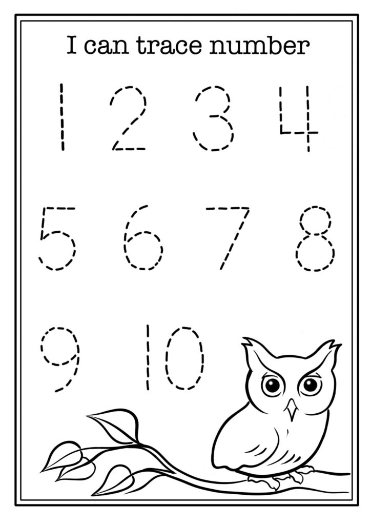 free printable number recognition worksheets for preschoolers