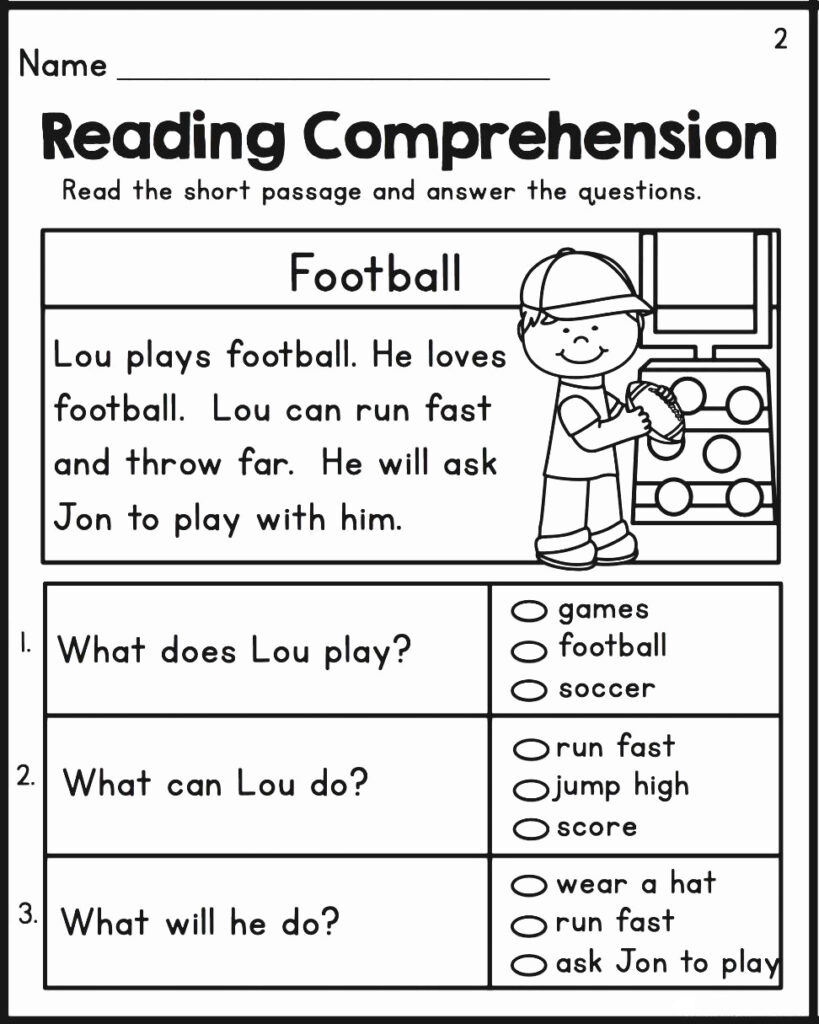 Free Printable Reading Comprehension Worksheets For 2nd Graders Printable Worksheets