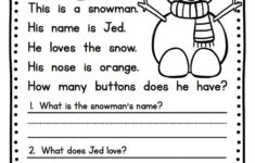 Amazing Reading Comprehension Worksheet For Grade 1 Pdf Literacy