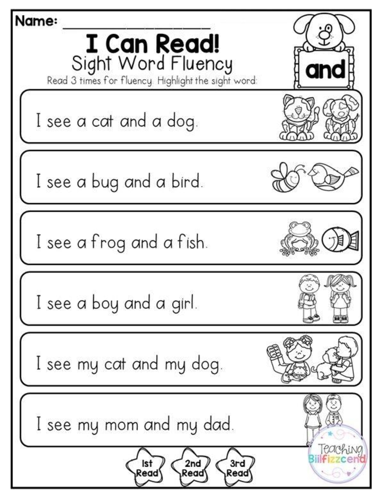 Free Printable Reading Worksheets For Grade 3