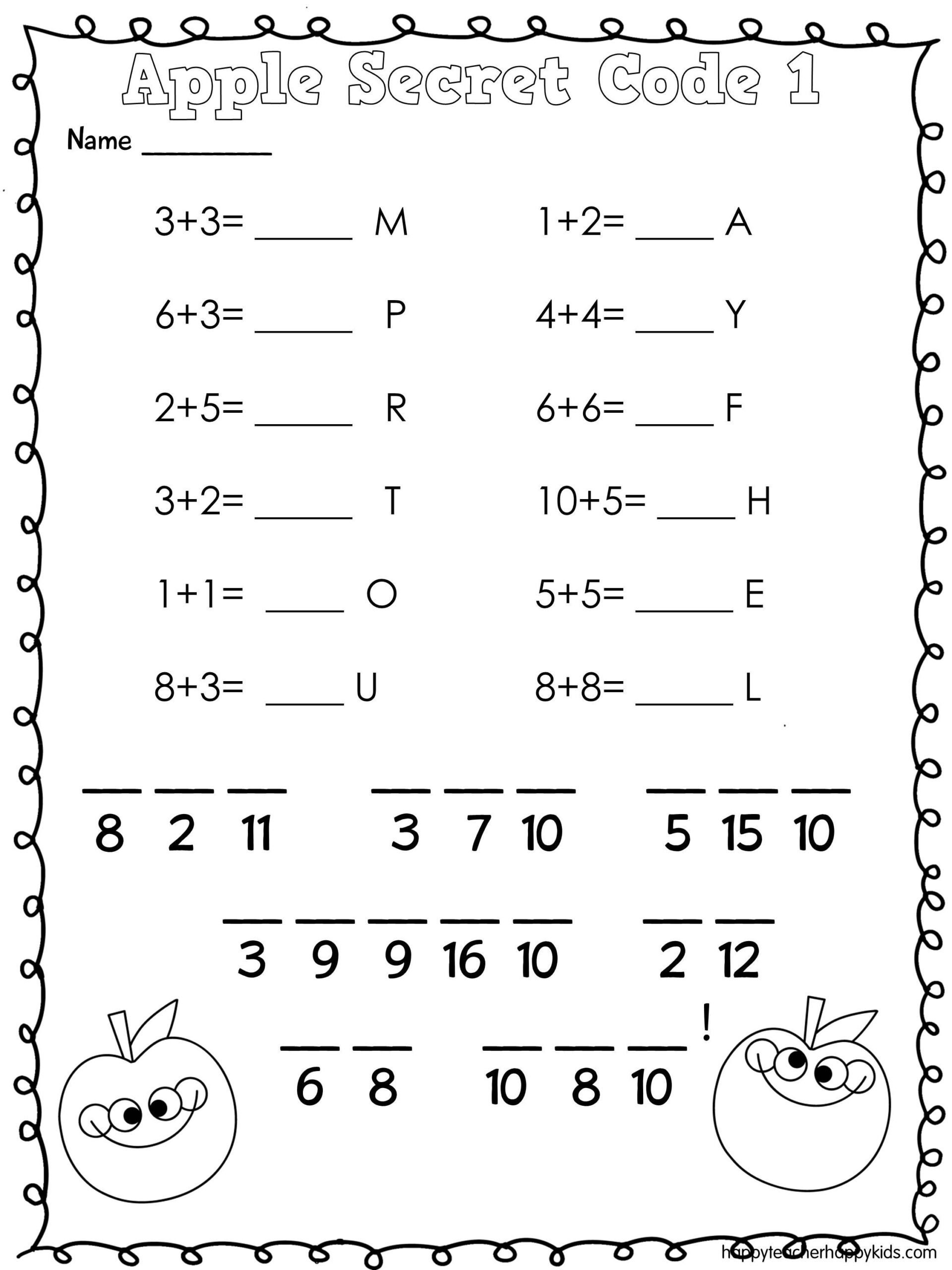 Free Printable Secret Code Worksheets Printable Worksheets