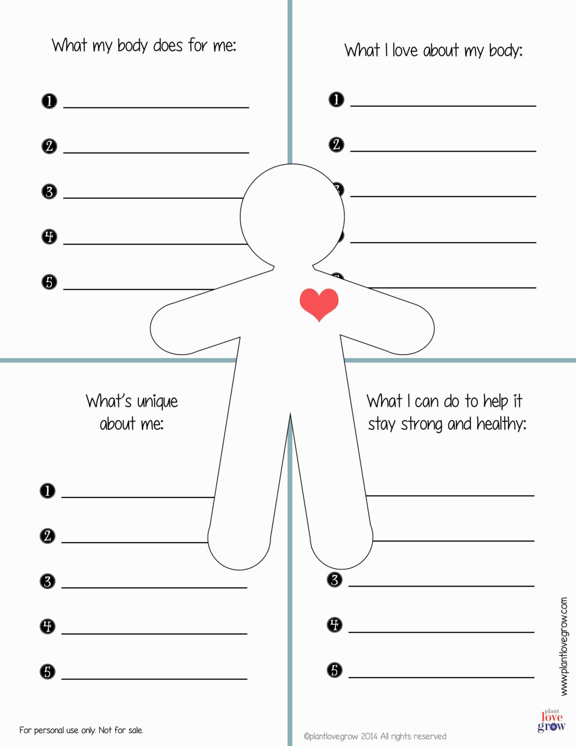 free printable self esteem worksheets Printable Worksheets