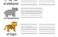 Free Printable Spanish Worksheets For Beginners Forms Worksheets