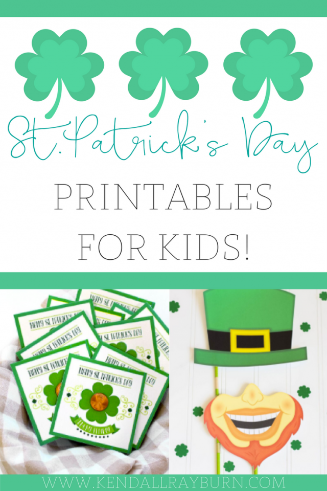 Free St Patrick 39 s Day Printables