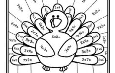 Thanksgiving Multiplication Color By Number By Amy Isaacson TpT