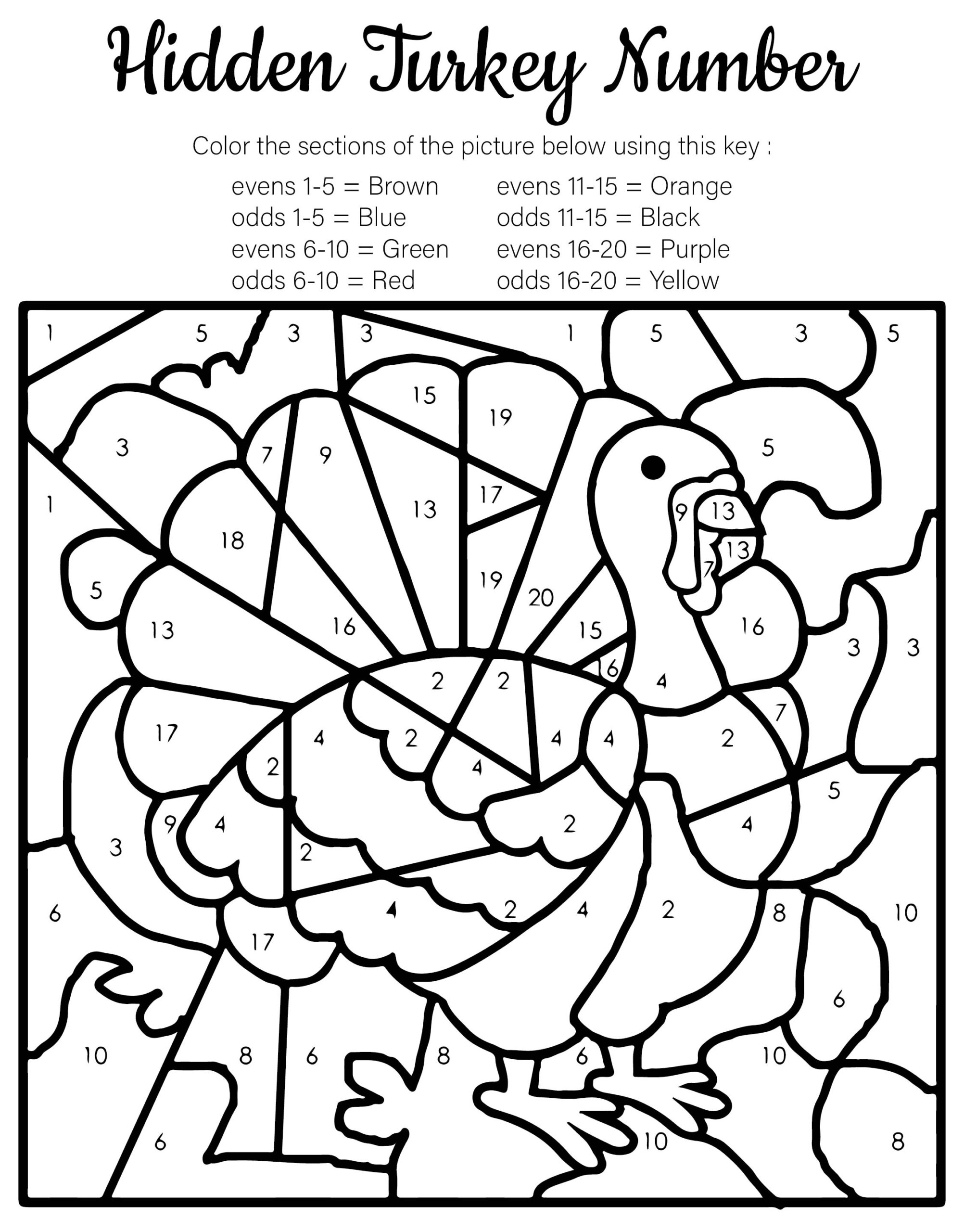 Free Printable Thanksgiving Math Sheets Printable Worksheets