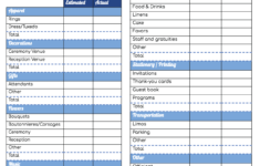 Free Printable Wedding Budget Planner And Worksheet Template