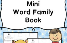 AT CVC Word Family Worksheets Free Minibook To Teach at Sound