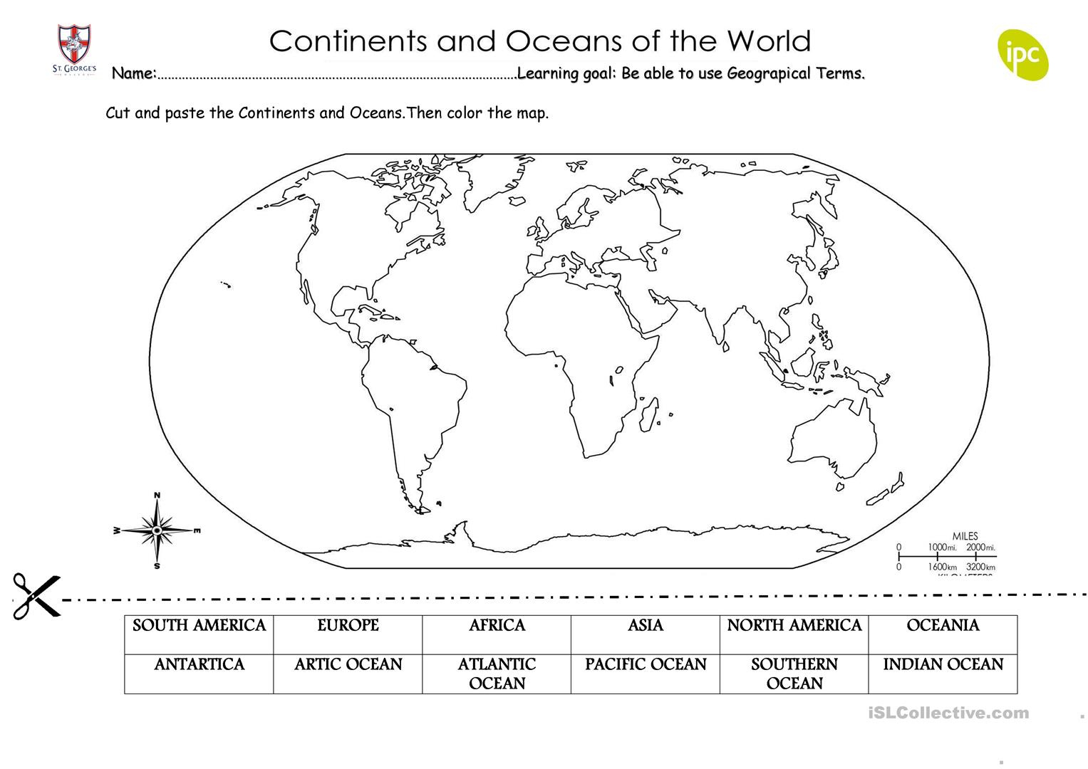 35 Label The Continents And Oceans Worksheet Label Design Ideas 2020