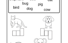 Kindergarten Spelling Worksheets Worksheets Free Download