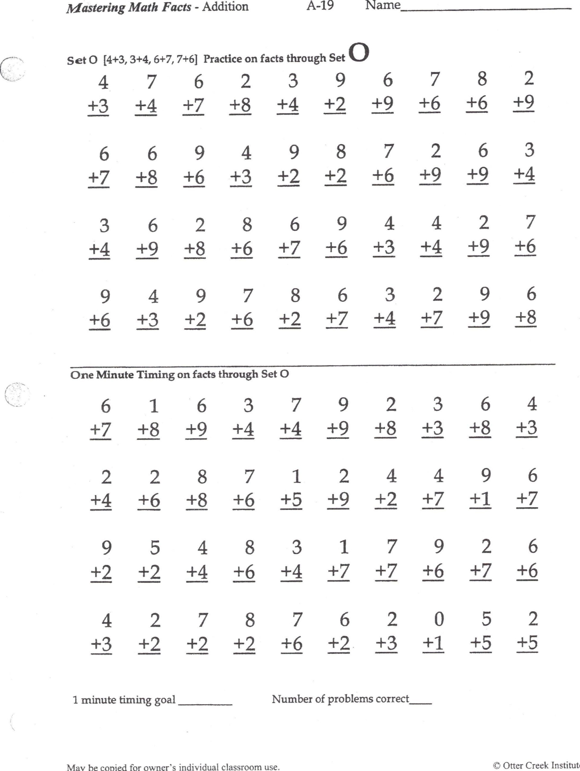 18 Free Printable Math Worksheets K 12 Rocket Math Math Addition