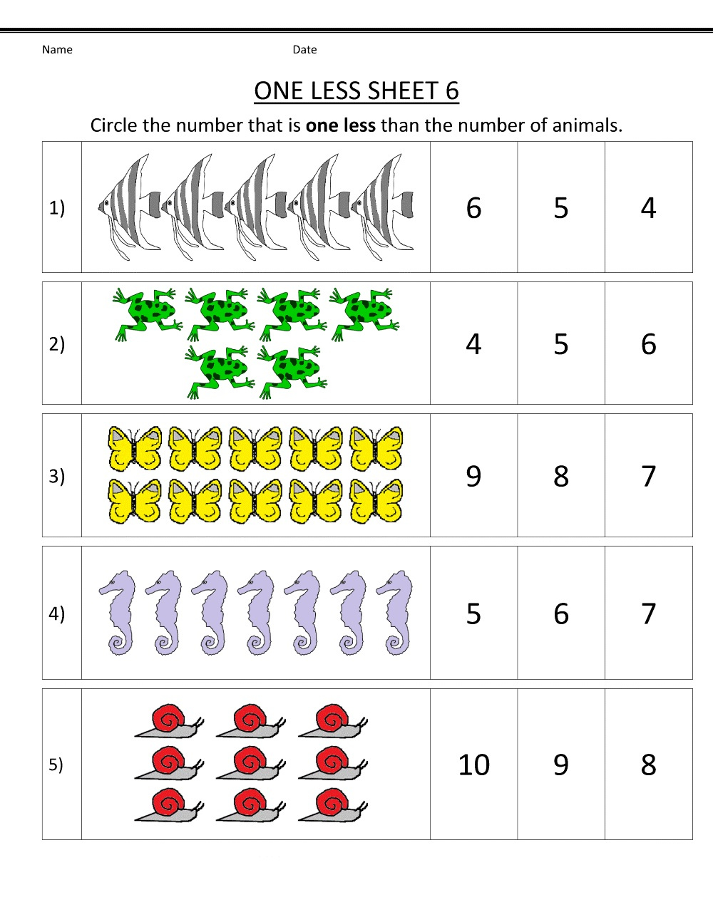 Free Printable Worksheets Kindergarten Free Printable US