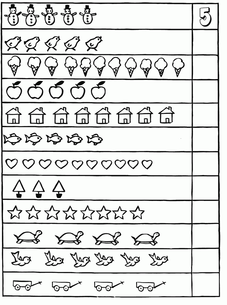 Kindergarten Math Worksheets Best Coloring Pages For Kids