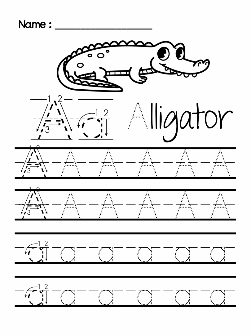 7 Best Preschool Writing Worksheets Free Printable Letters Printablee