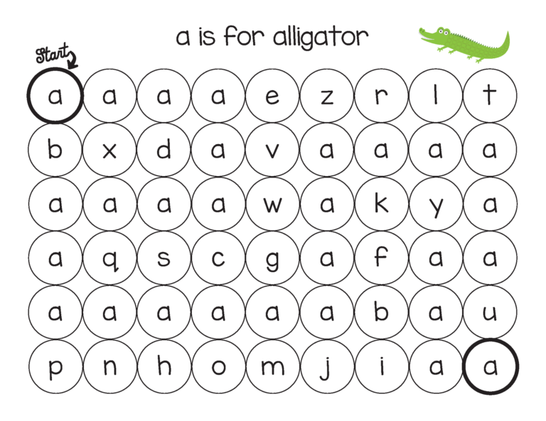 Animal Alphabet Do a Dot Printables Gift Of Curiosity