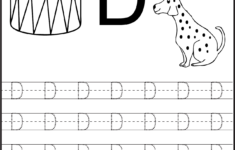 Trace Letter D Worksheets Activity Shelter