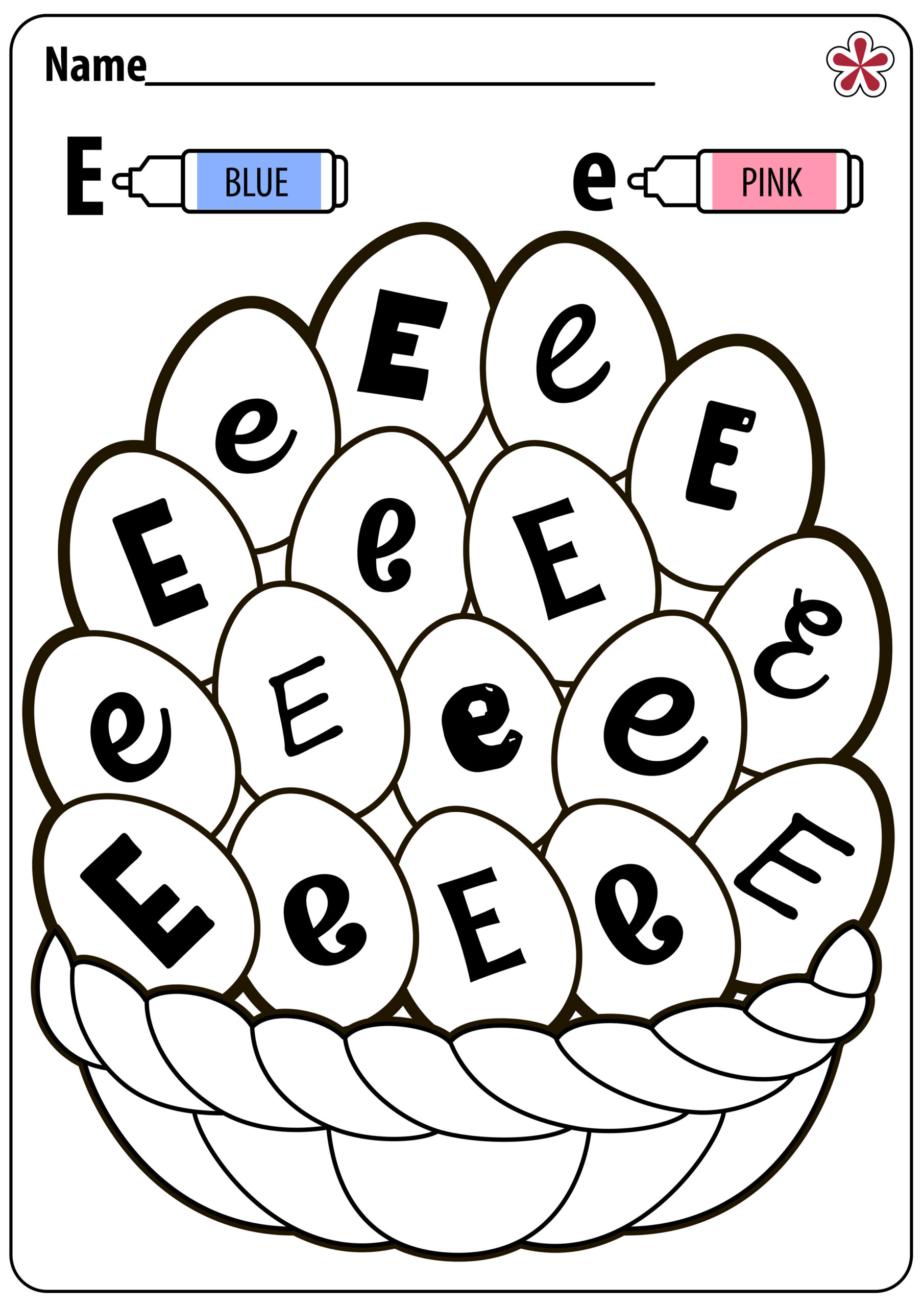 Letter E Worksheets For Preschool Preschool Worksheet Gallery