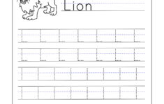 Free Printable Letter L Tracing Worksheets Dot To Dot Name Tracing