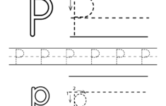 Free Letter P Alphabet Learning Worksheet For Preschool