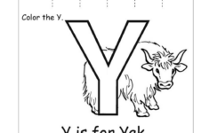 Letter Y Worksheet 101 Printable