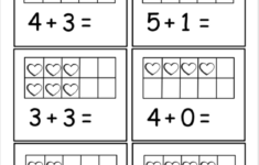 Free Kindergarten Math Worksheet For Kindergarten Addition Made By