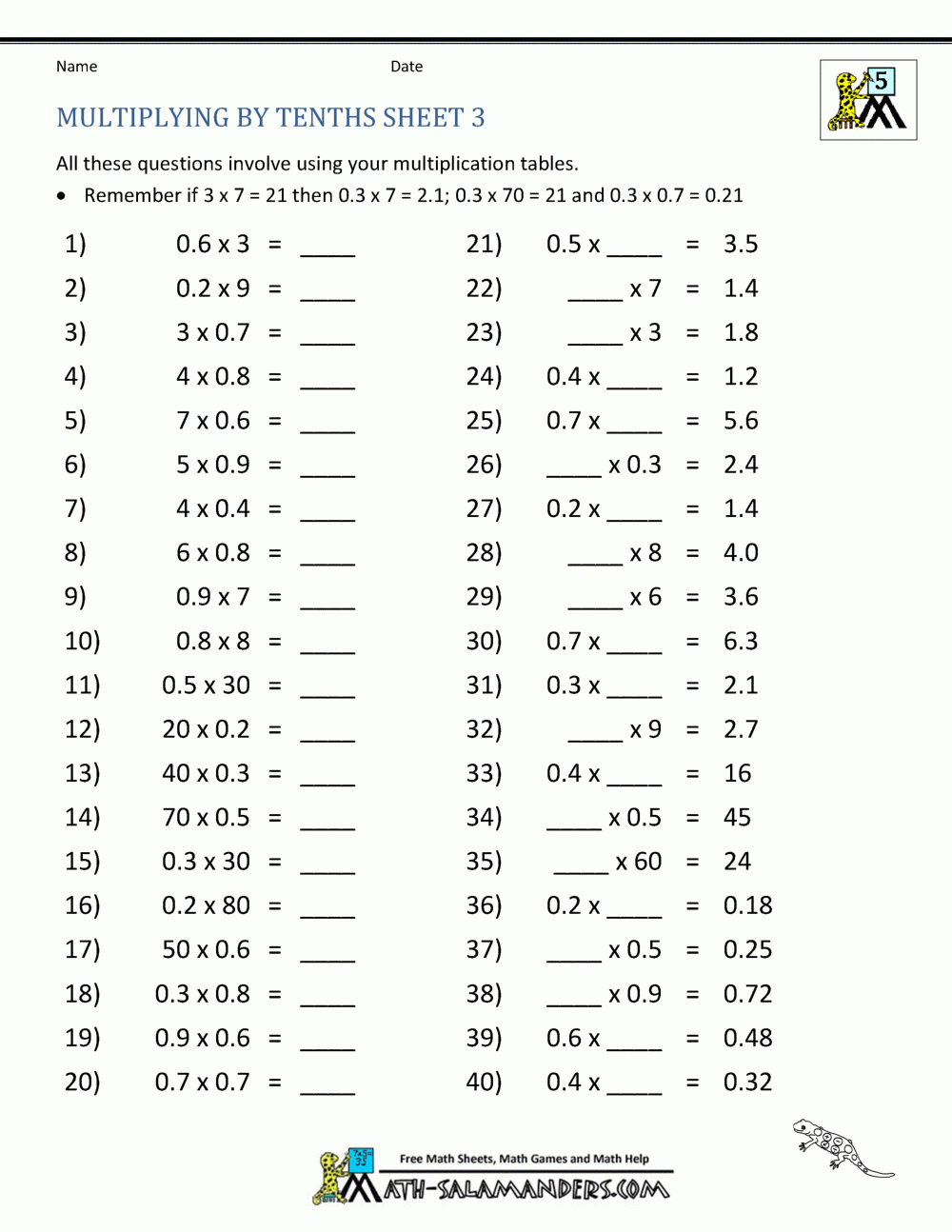 Printable Multiplication Worksheets 0 5 PrintableMultiplication