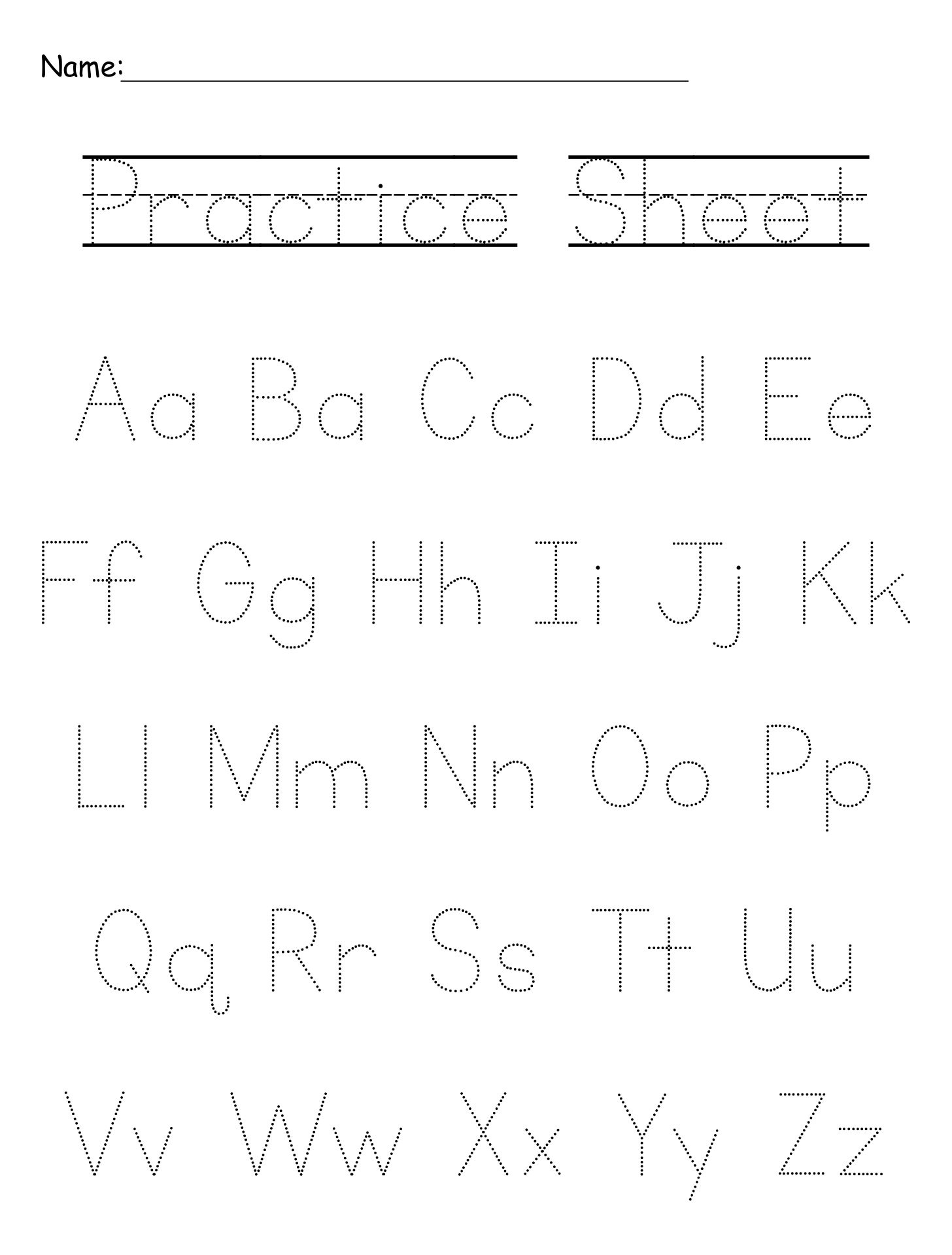 8 Best Free Printable Alphabet Worksheets Letter F Printablee