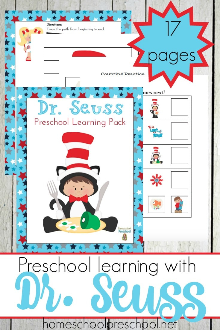 Preschool Free Printable Preschool Dr Seuss Worksheets | Printable ...