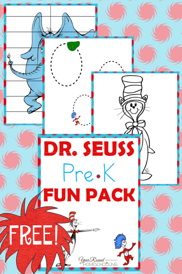 Free Dr Seuss Preschool Printable Pack Money Saving Mom Money 