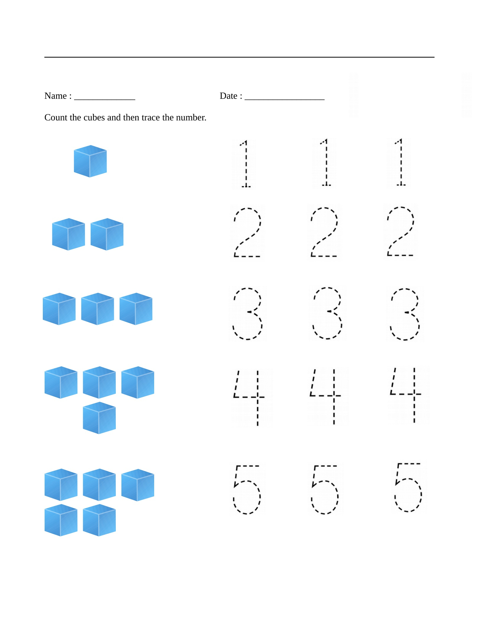 Free Math Printables Preschool K5 Worksheets