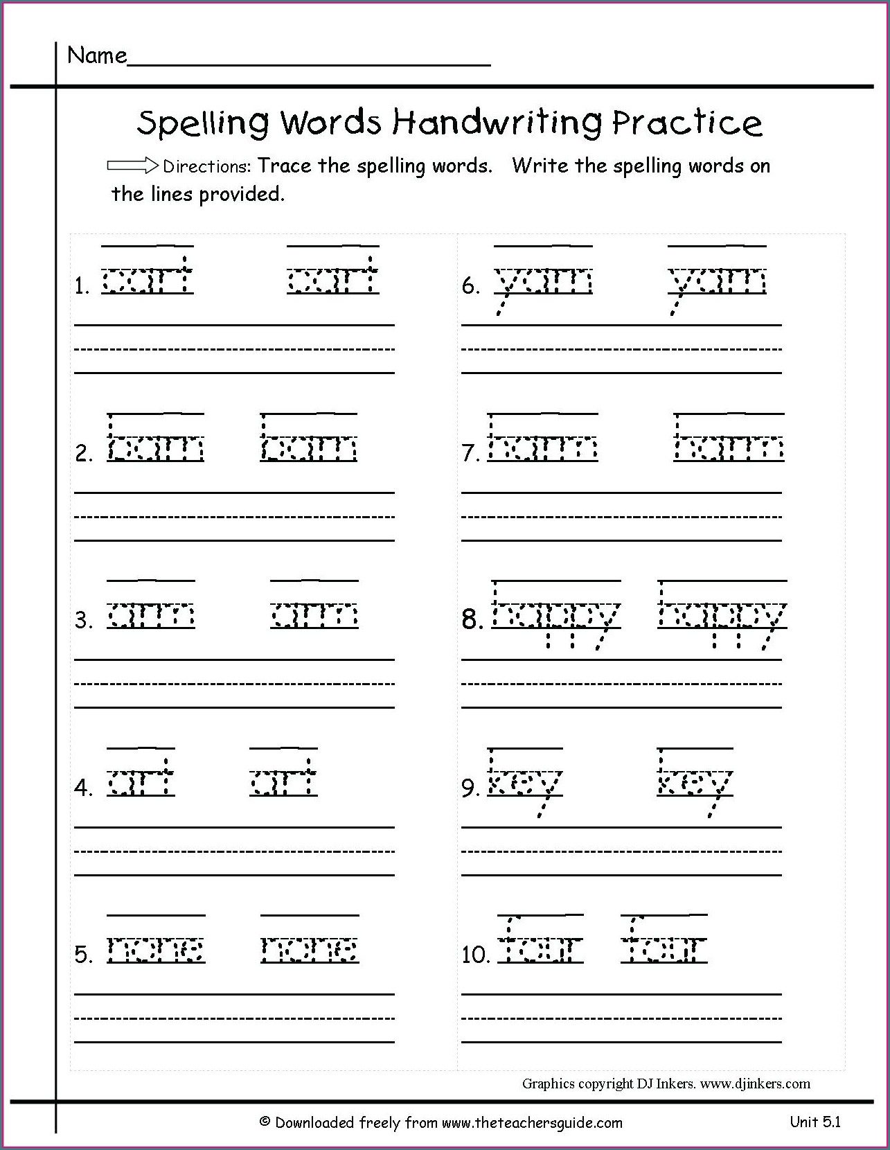 2nd Grade Handwriting Worksheets Pdf Worksheet Resume Examples 