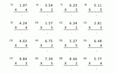 Awesome 5th Grade Math Worksheets Printable Multiplication Sheet 5th
