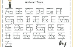 Alphabet Tracing Worksheets Pdf Db excel