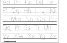 Alphabet Letter Tracing Worksheet Download Printable PDF Templateroller