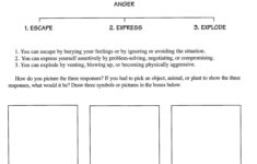 Worksheets On Anger Management For Adults