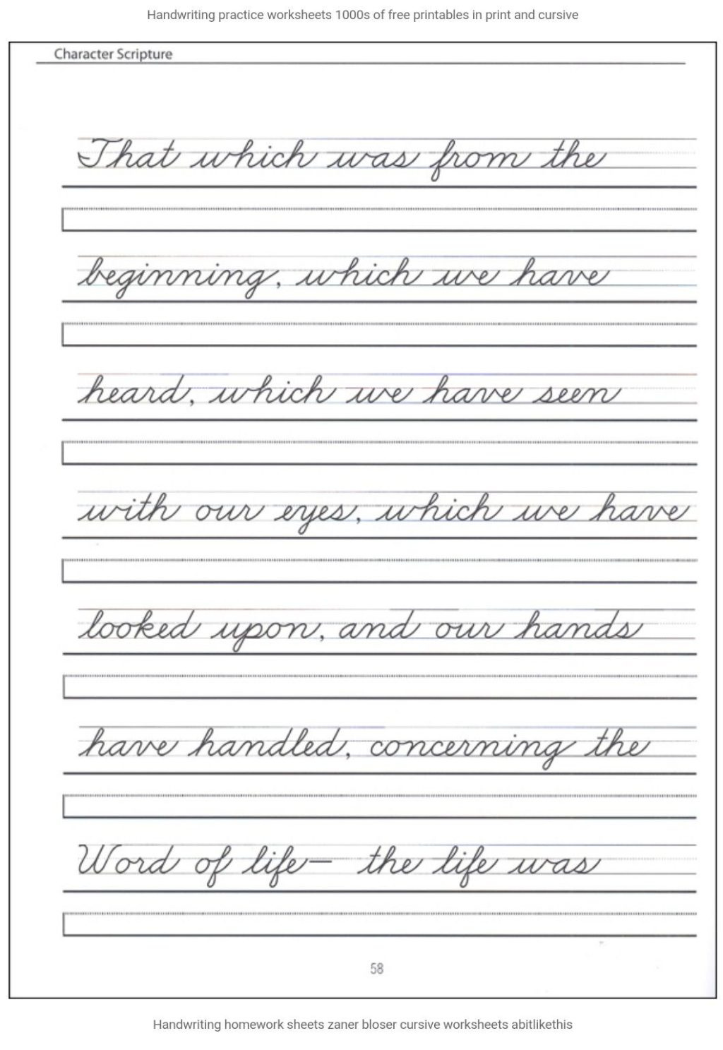 Free Cursive Writing Paragraph Worksheets Writing Worksheets Free 