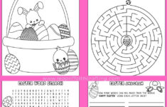 FREE Easter Worksheets PDF Coloring Pages Word Search More Leap