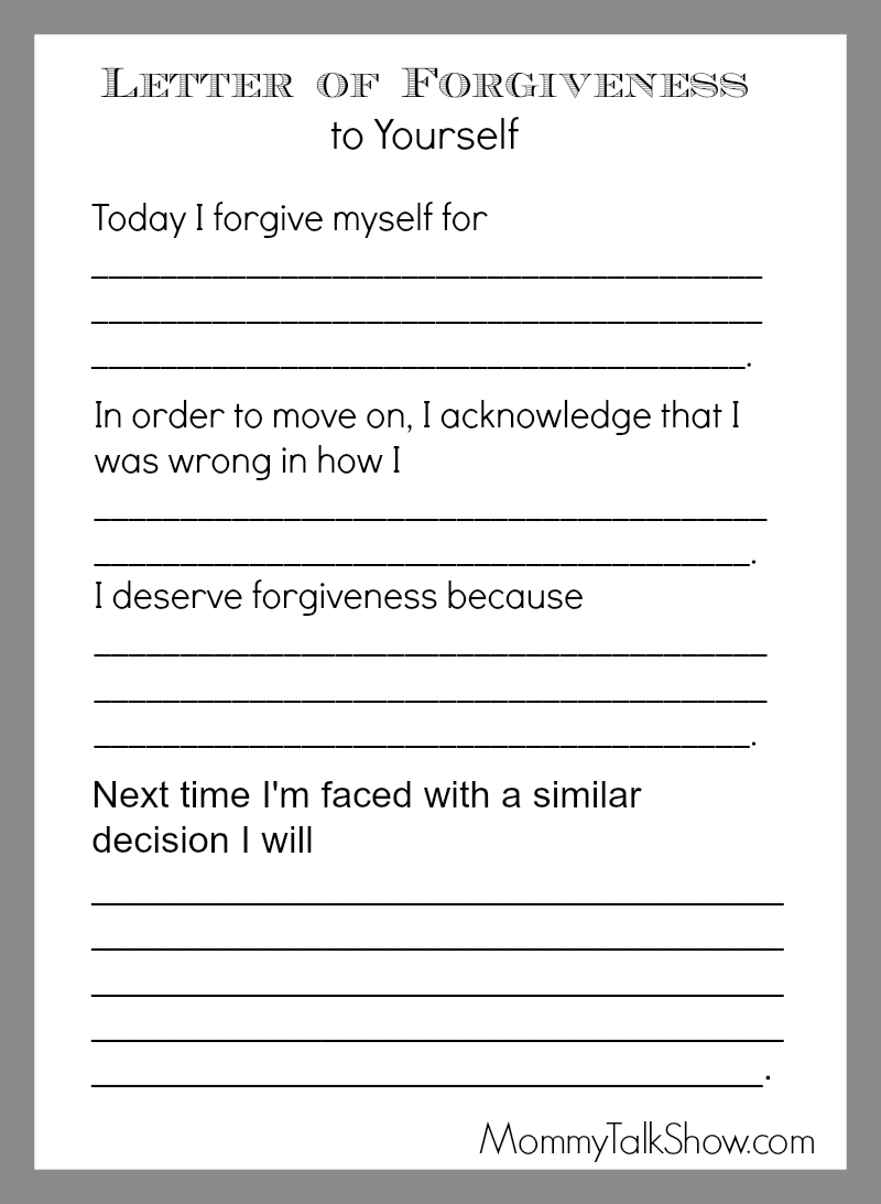 32 Forgiveness In Recovery Worksheet Worksheet Project List