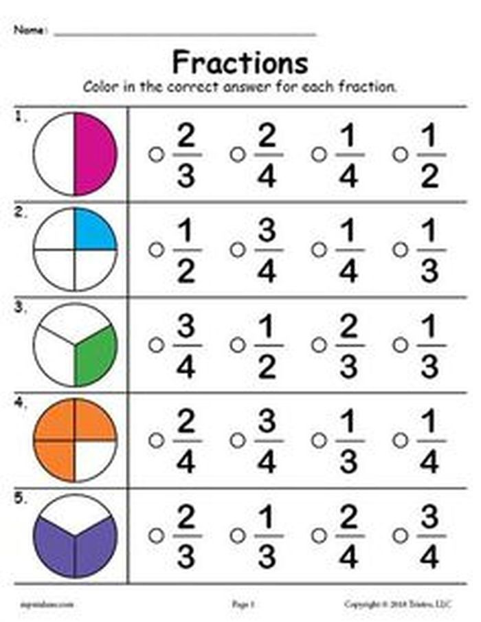 Free Printable Equivalent Fraction Worksheets 3rd Grade Learning How 