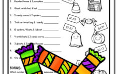 Free Middle School Halloween Math Worksheets AlphabetWorksheetsFree