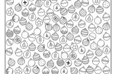 Free Printable Christmas Ornament I Spy Activity Paper Trail Design