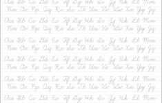 5 Printable Cursive Handwriting Worksheets For Beautiful Penmanship