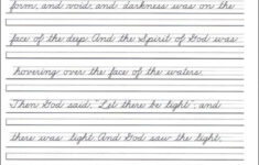 Free Printable Cursive Handwriting Practice Sheets Cursive